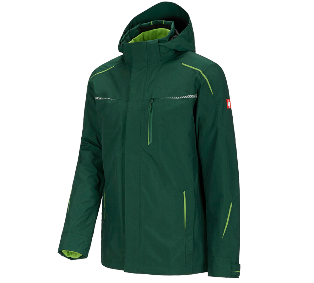 GaLaBau | Gärtner: 3 in 1 Funktionsjacke e.s.motion 2020, Herren + grün/seegrün