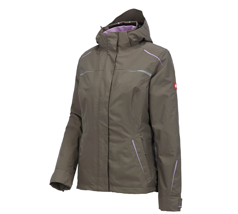 Jacken: 3 in 1 Funktionsjacke e.s.motion 2020, Damen + stein/lavendel