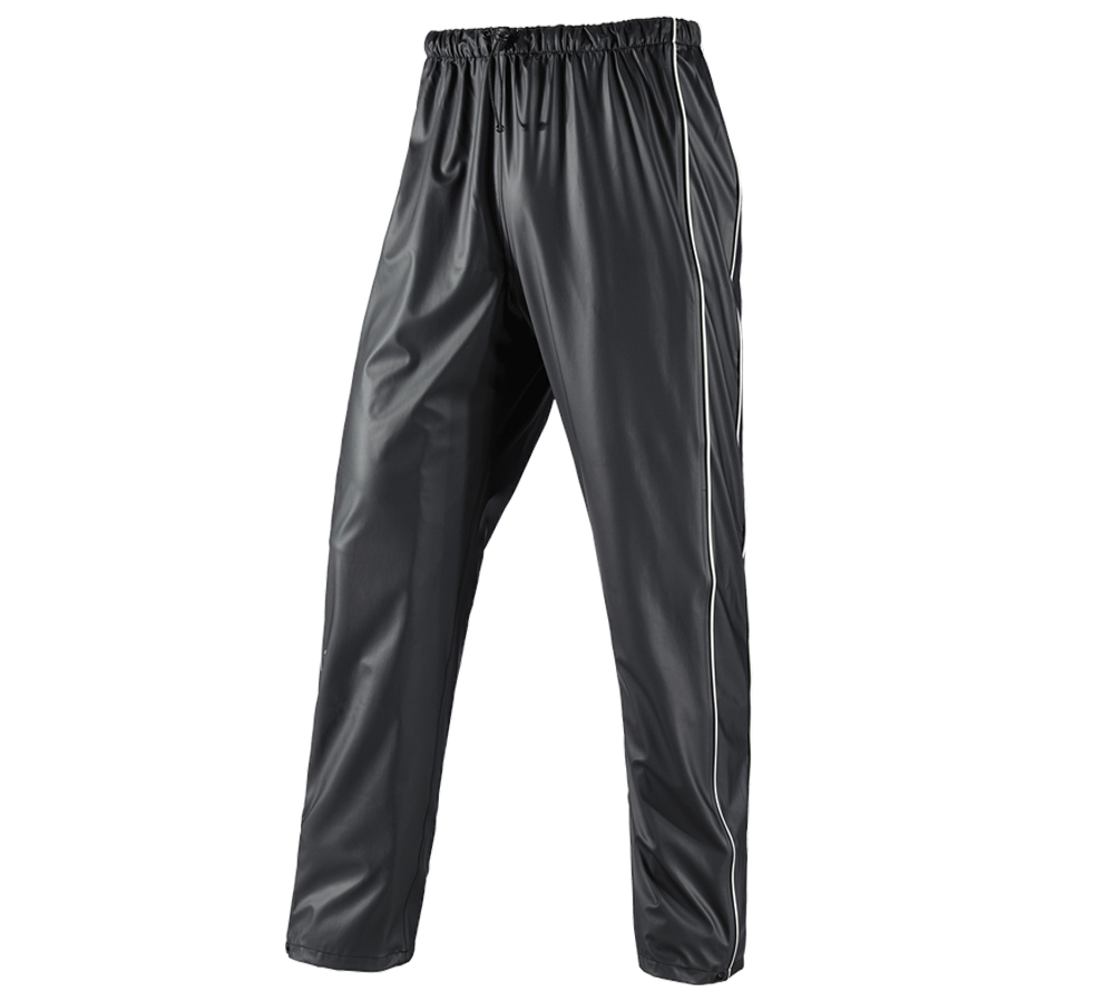 Arbeitshosen: Regenhose flexactive + schwarz