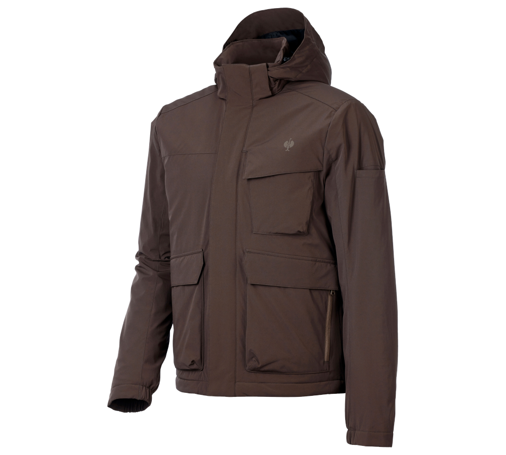 Work Jackets: Winter jacket e.s.trail + chestnut/hazelnut