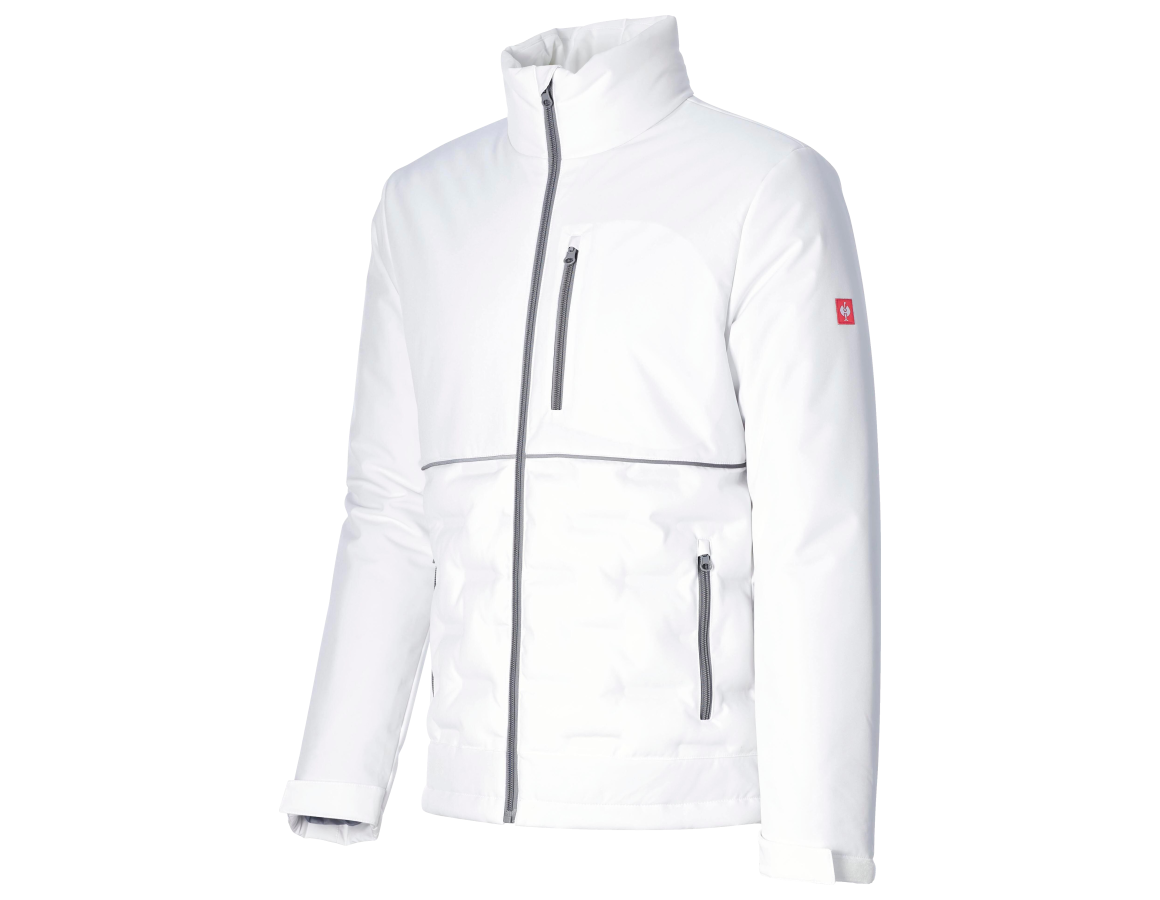 Arbeitsjacken: Winterjacke Padded e.s.line.core + weiß/platin