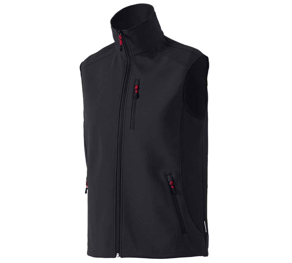Maschinenbauer: Softshell Weste dryplexx® softlight + schwarz