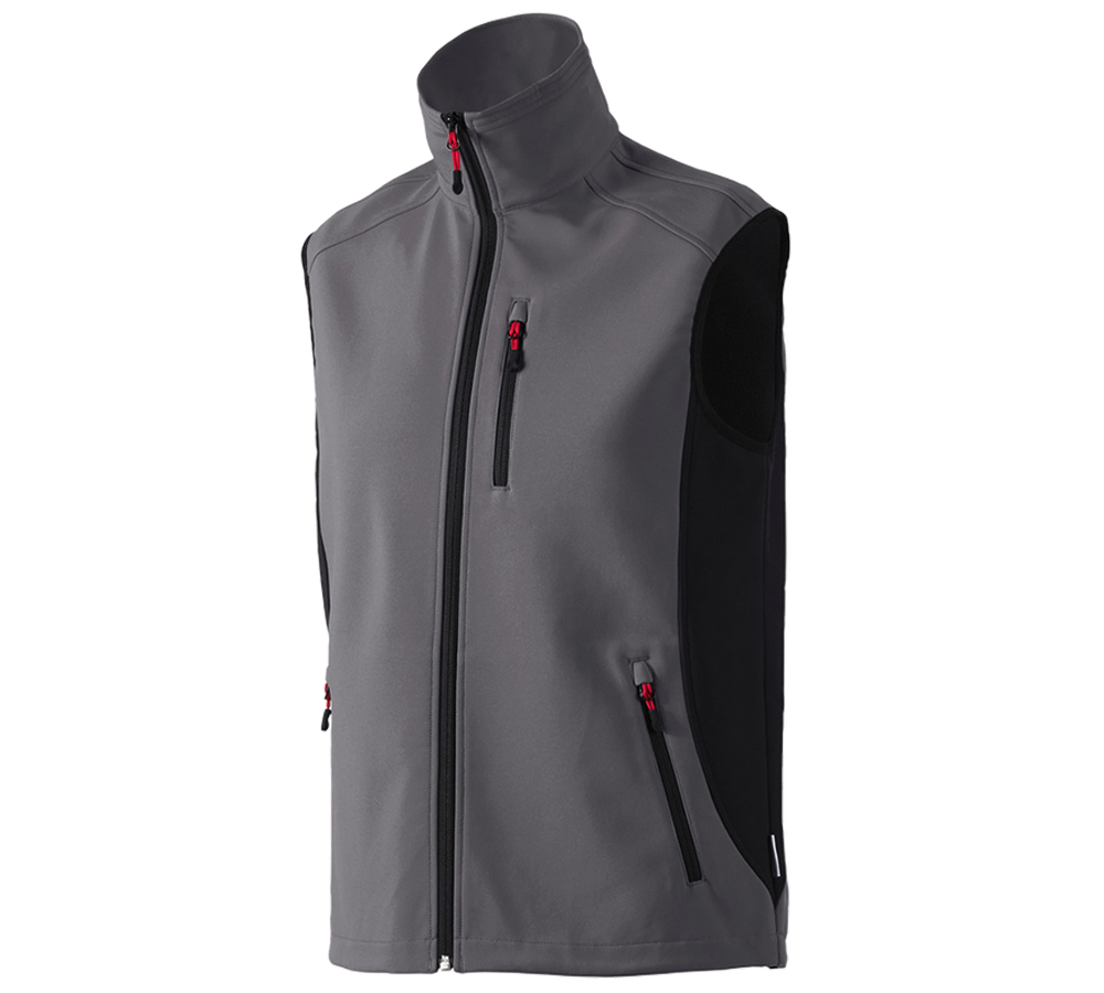 Gartenarbeit: Softshell Weste dryplexx® softlight + anthrazit/schwarz