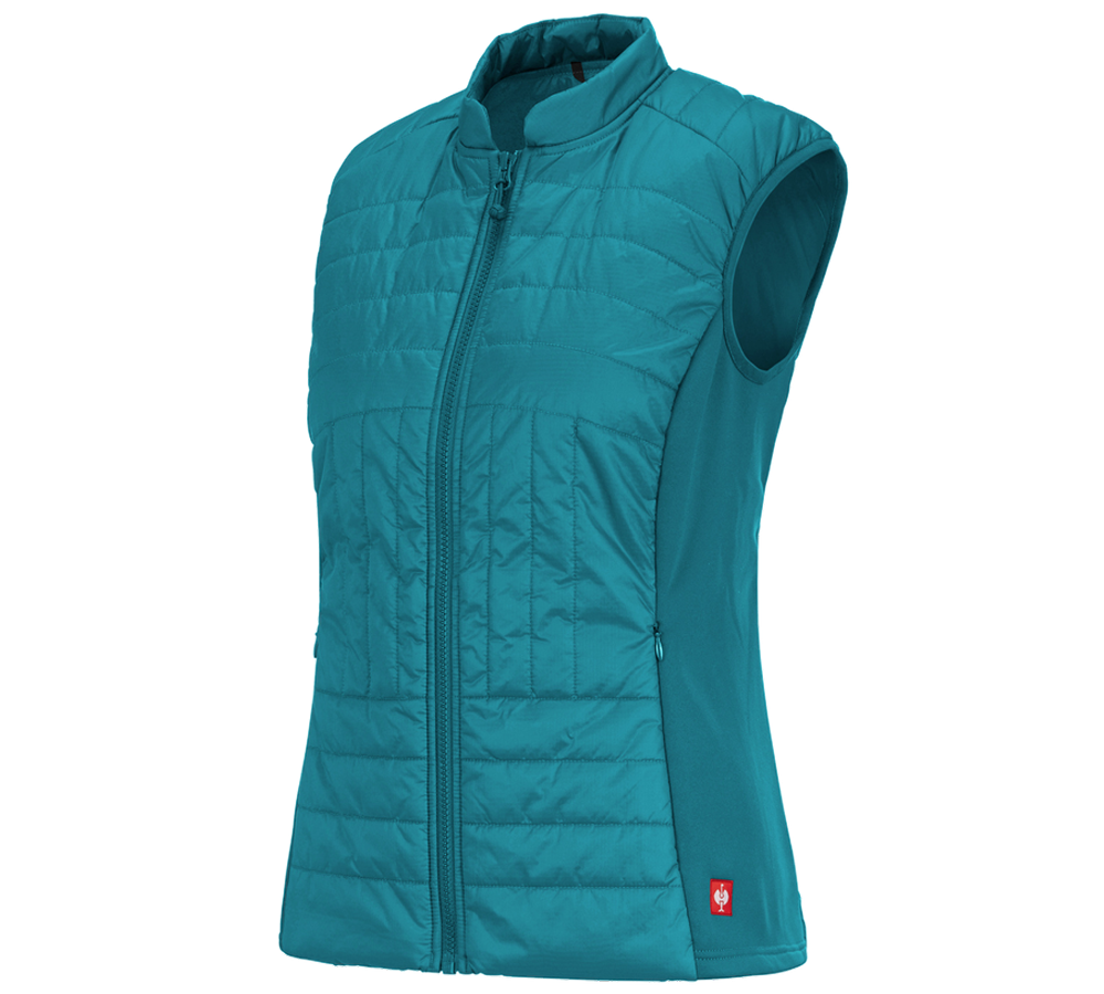 Themen: e.s. Funktions Steppweste thermo stretch, Damen + ozean