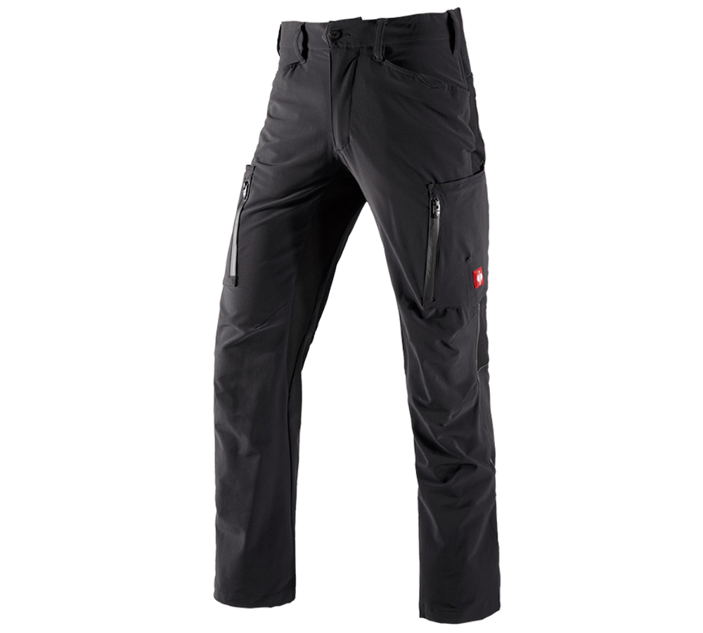 Dachdecker: Cargohose e.s.vision stretch, Herren + schwarz