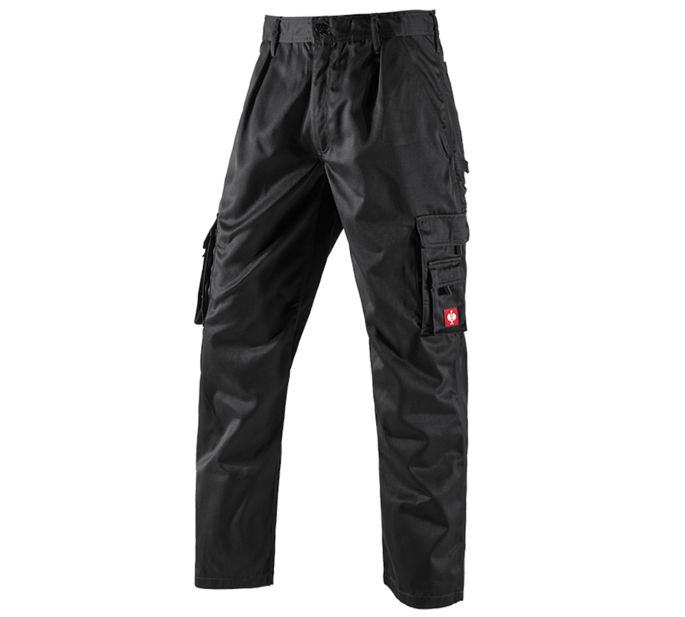 Arbeitshosen: Cargohose + schwarz