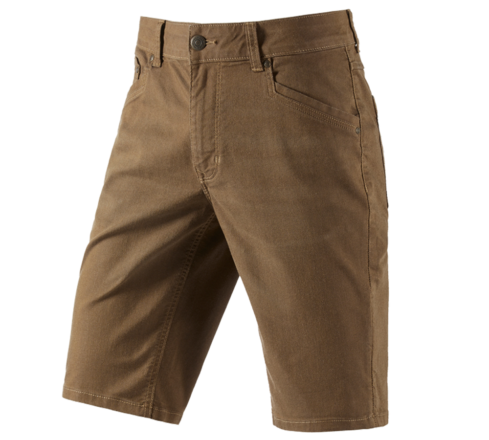 Arbeitshosen: 5-Pocket-Short e.s.vintage + sepia