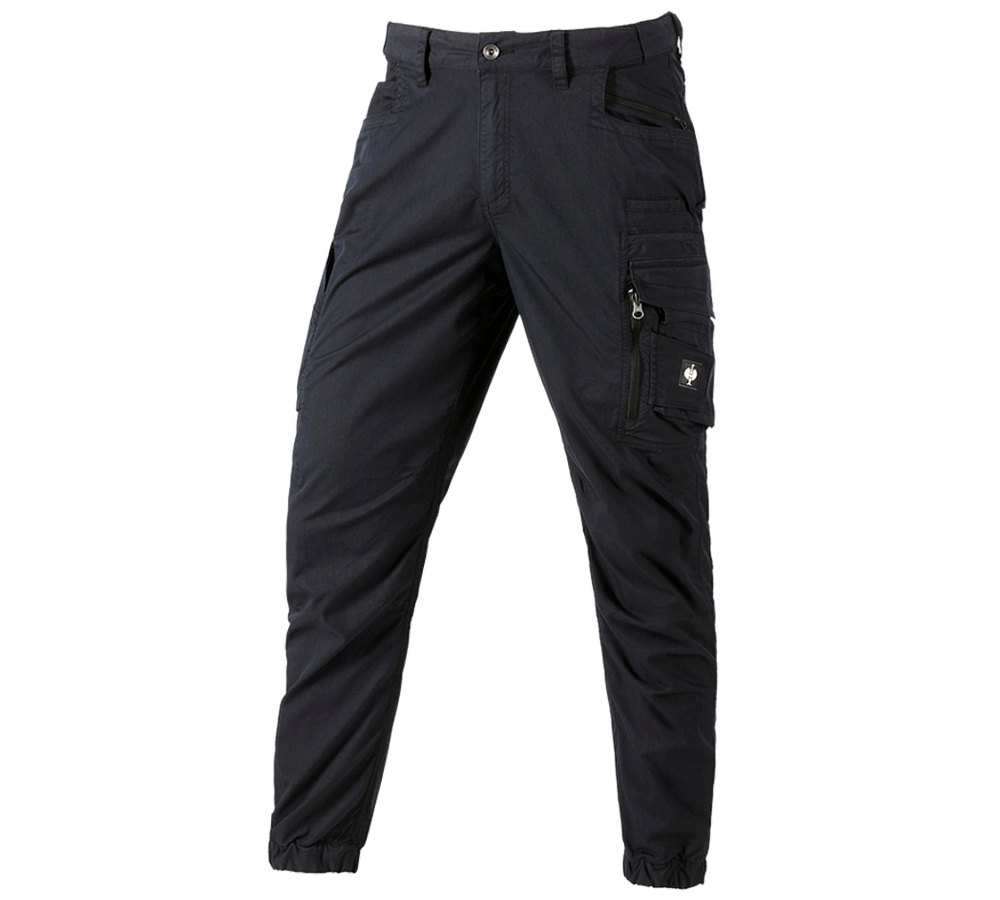 Arbeitshosen: Cargohose e.s.motion ten Sommer + schwarz