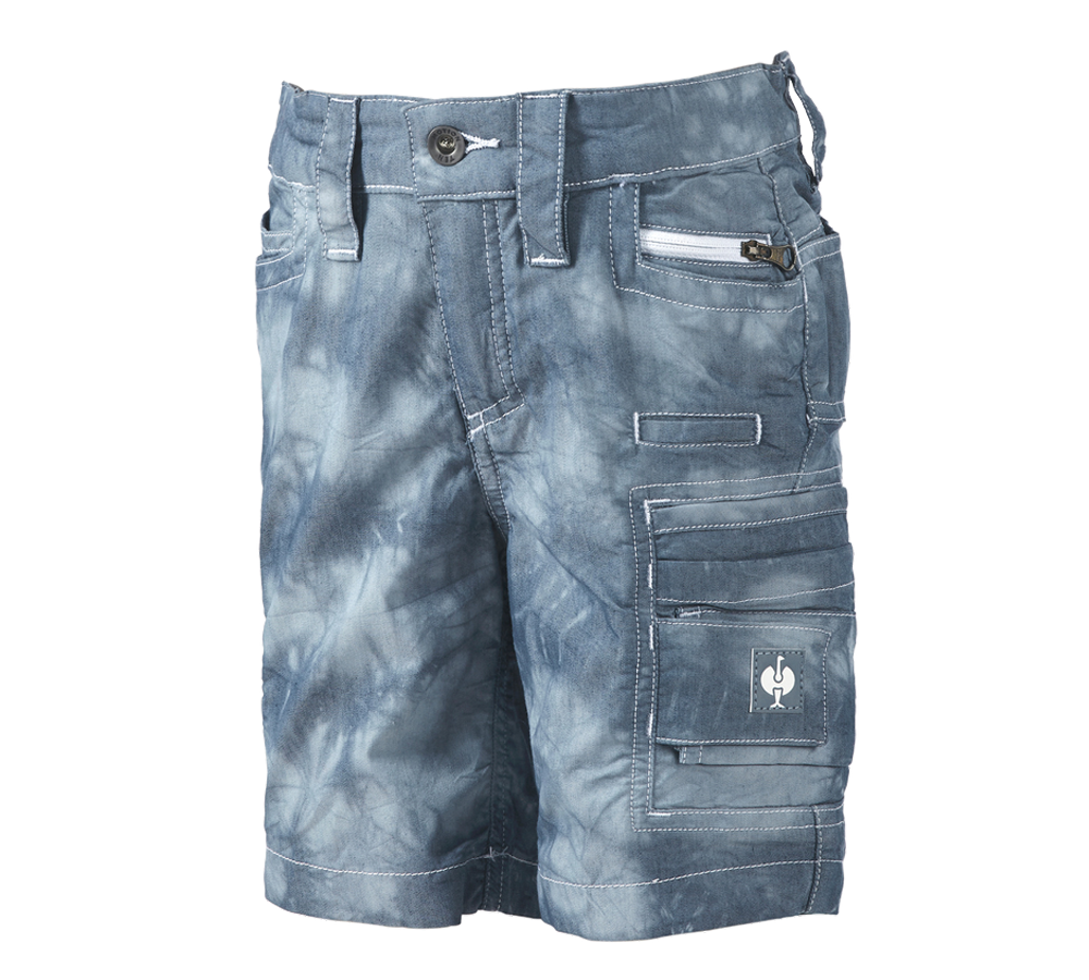 Shorts: Cargoshort e.s.motion ten Sommer, Kinder + rauchblau vintage