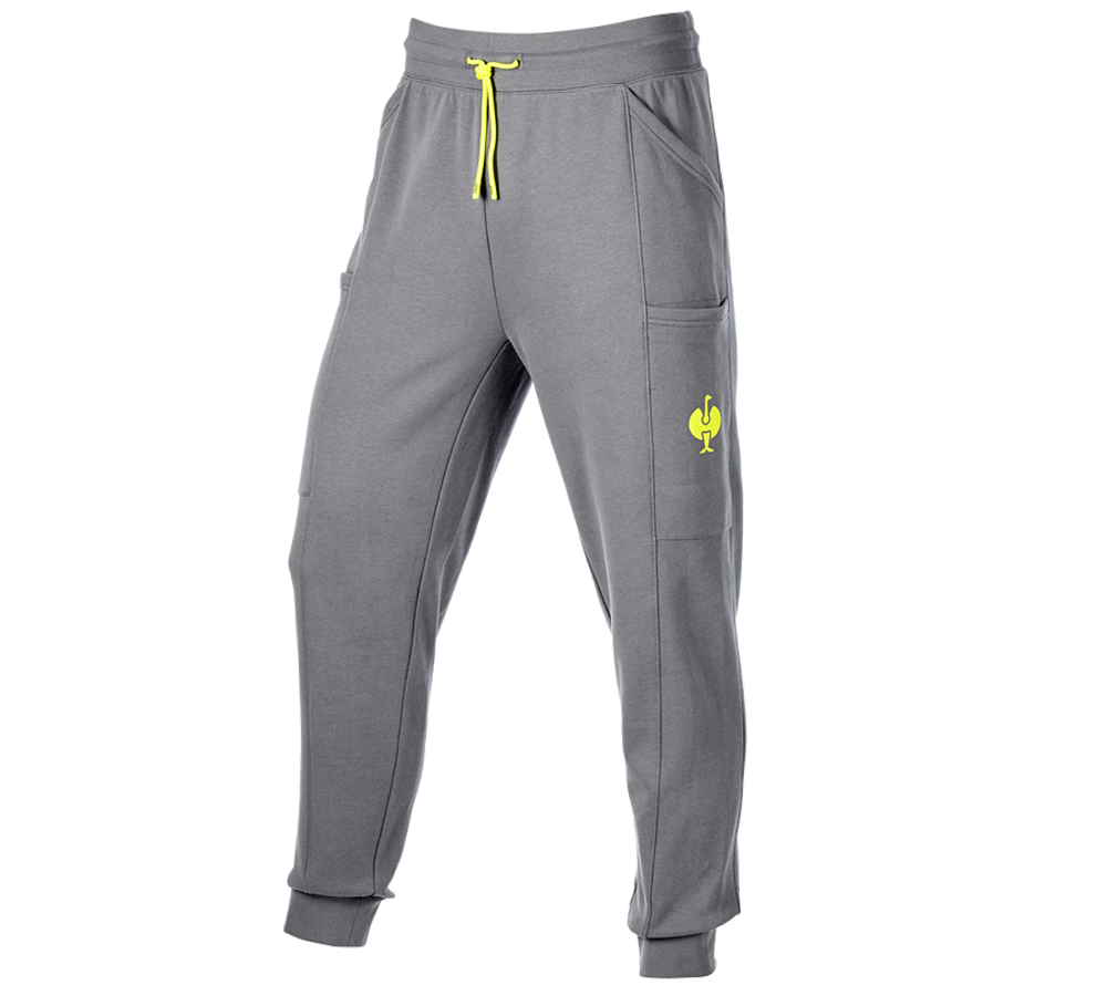 Accessories: Sweat pants light e.s.trail + basaltgrey/acid yellow