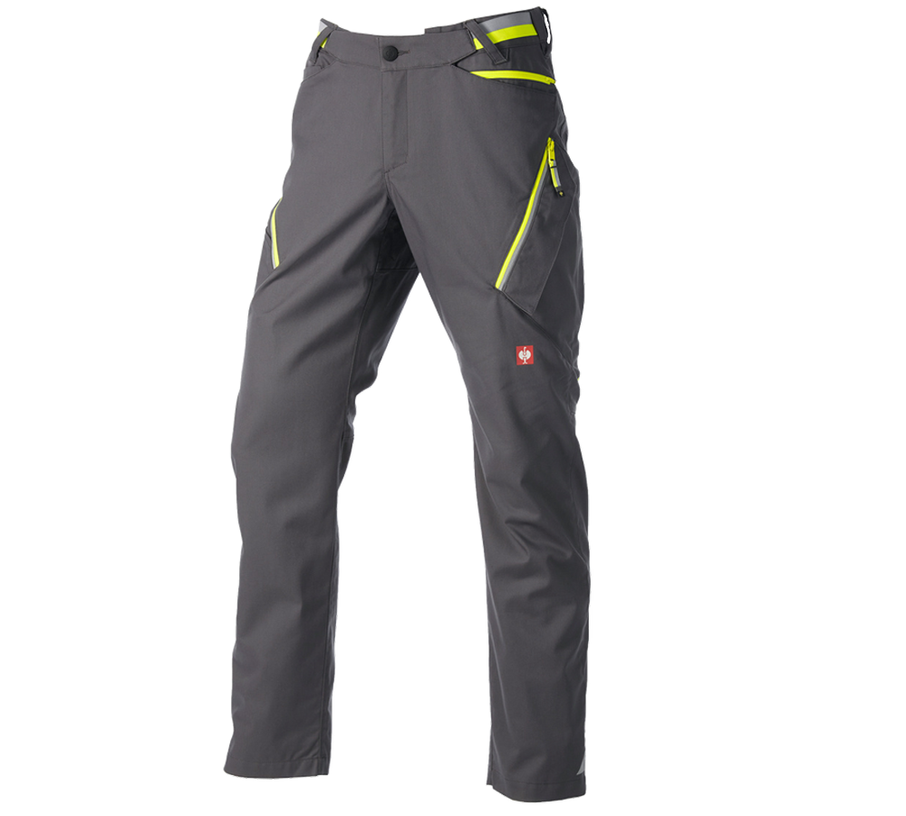 Arbeitshosen: Multipocket-Hose e.s.ambition + anthrazit/warngelb