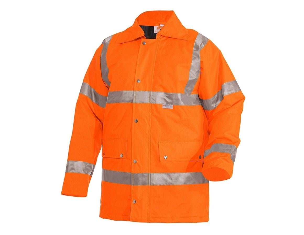 Arbeitsjacken: STONEKIT Warnschutz-Parka + warnorange
