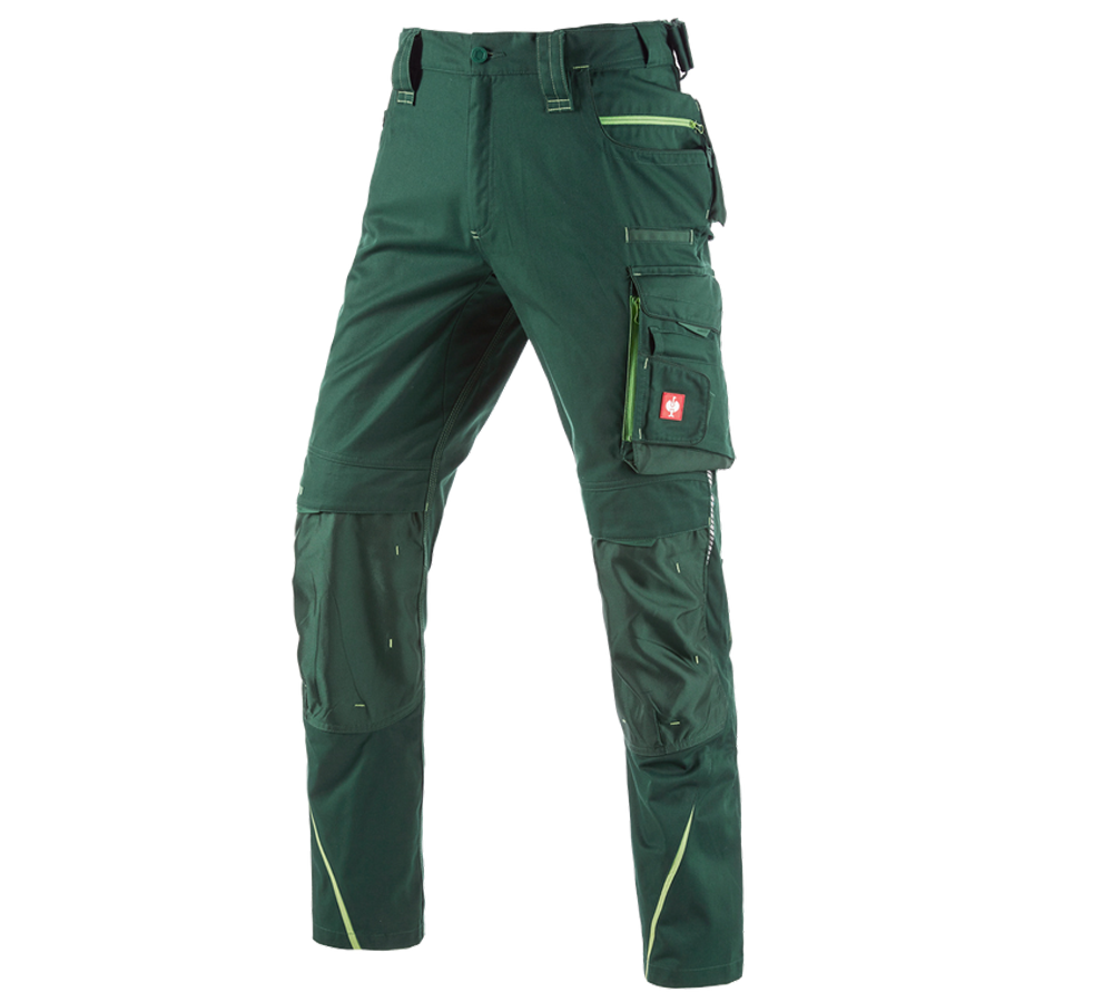 Baumaschinenführer: Bundhose e.s.motion 2020 Winter, Herren + grün/seegrün