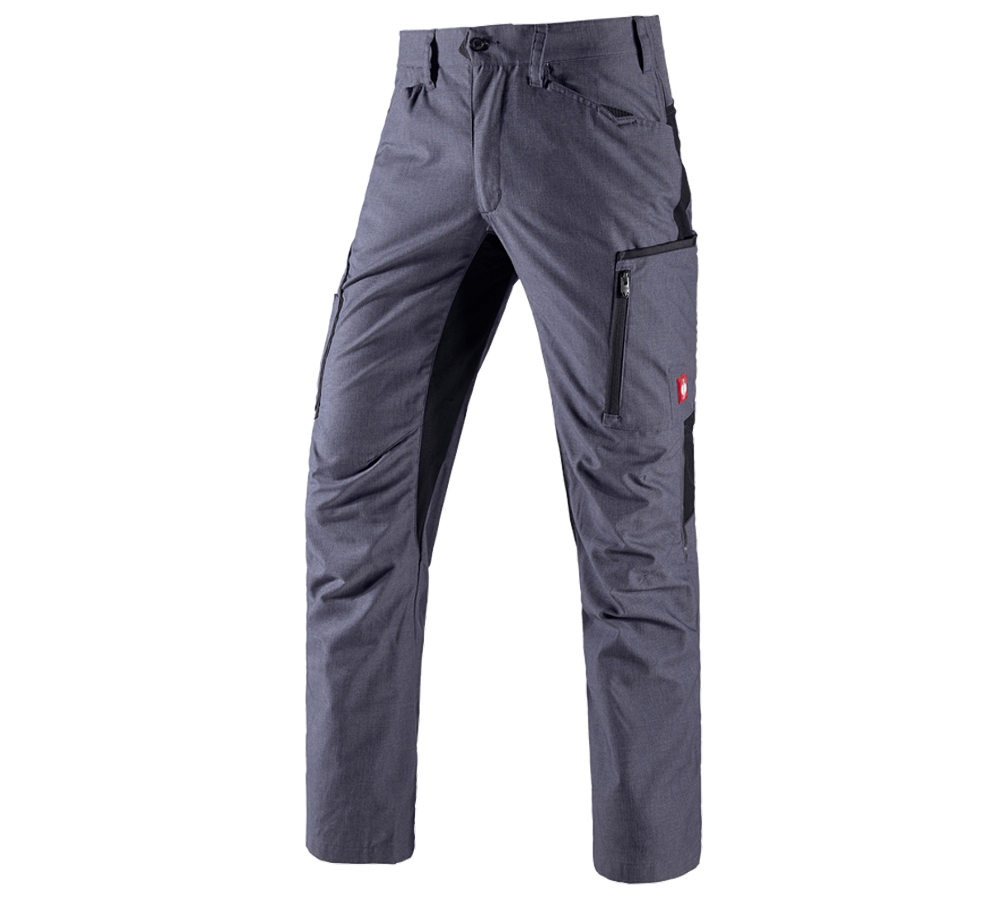 Arbeitshosen: Bundhose e.s.vision, Herren + pazifik melange/schwarz