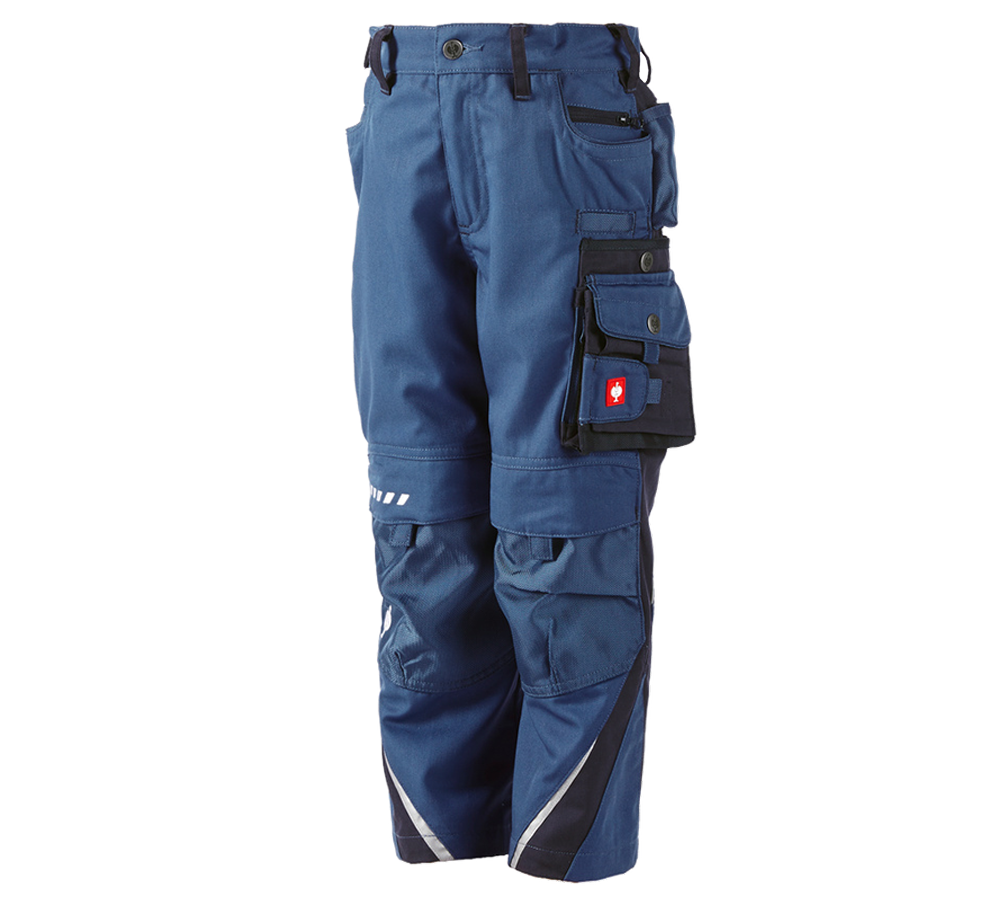 Winter trousers: Children's trousers e.s.motion Winter + cobalt/pacific