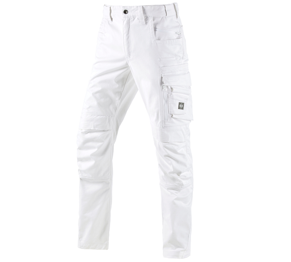Lorry drivers: Trousers e.s.motion ten + white