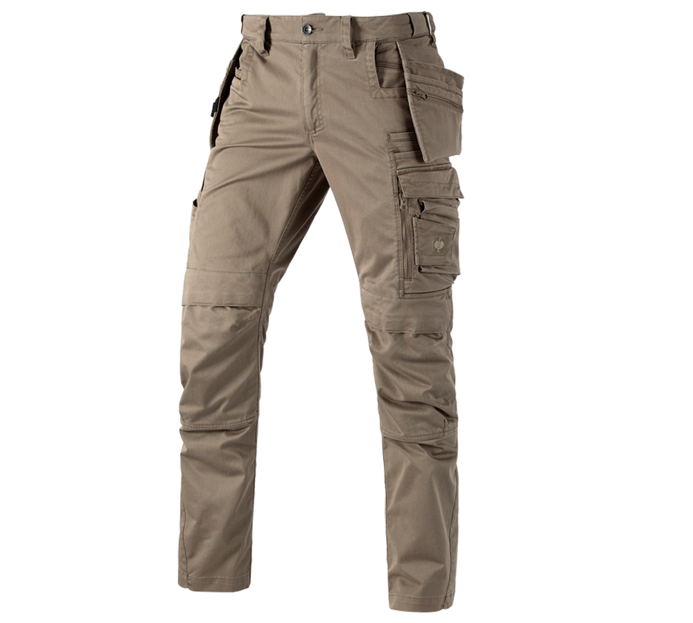 Schreiner | Tischler: Bundhose e.s.motion ten tool-pouch + aschbraun