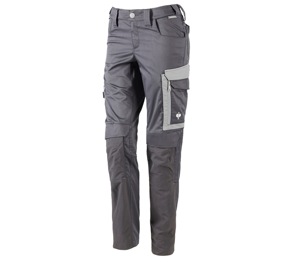 Hosen: Bundhose e.s.concrete light, Damen + anthrazit/perlgrau