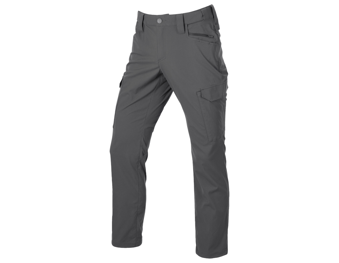 Work Trousers: Trousers e.s.t:aktik light ripstop + carbongrey