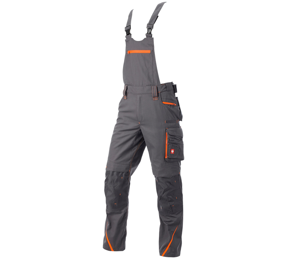 Arbeitshosen: Latzhose e.s.motion 2020 + anthrazit/warnorange