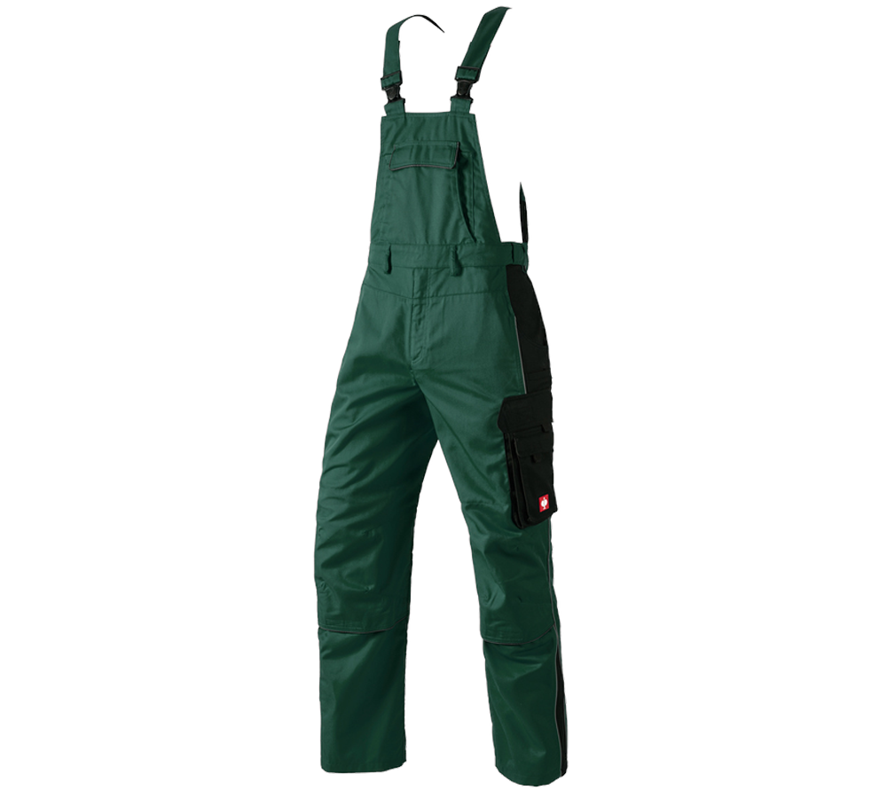 Gardening: Bib & Brace e.s.active + green/black