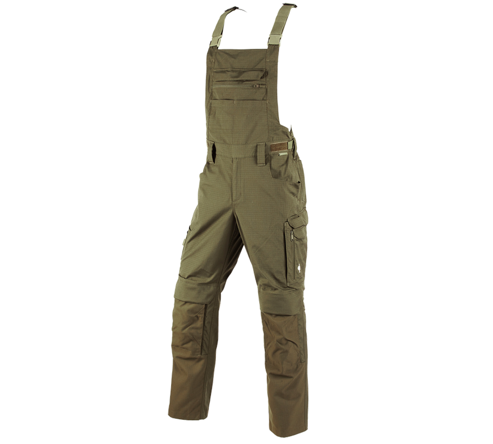 Themen: Latzhose e.s.concrete solid + schlammgrün