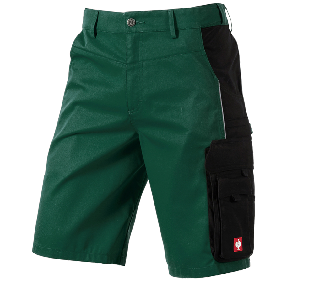 Arbeitshosen: Short e.s.active + grün/schwarz