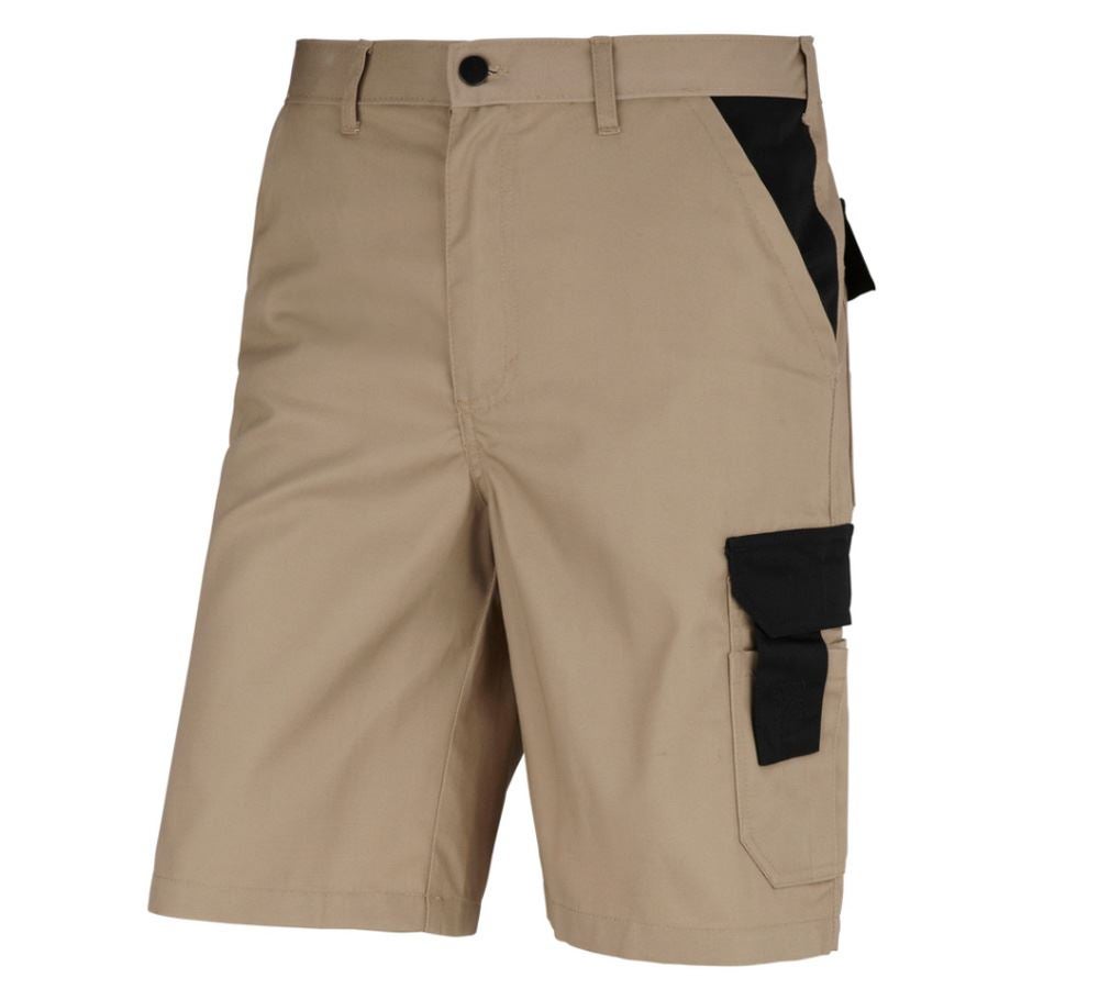 Arbeitshosen: STONEKIT Short Odense + khaki/schwarz