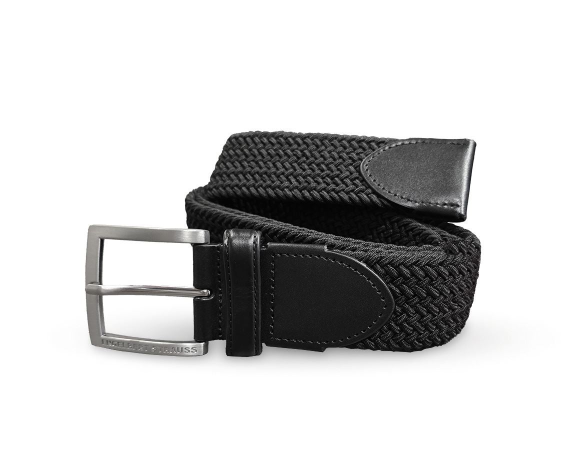 Accessories: e.s. men's belt stretch + black