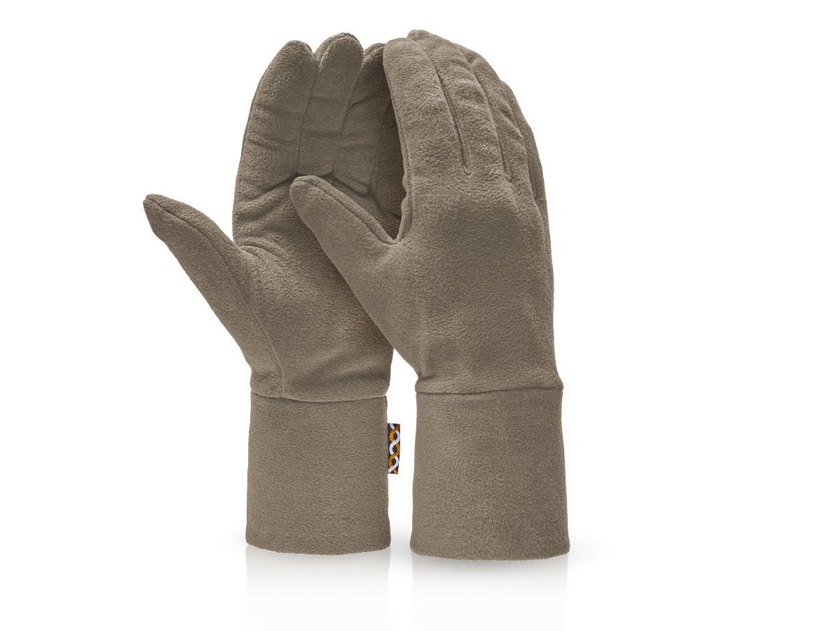 Textil: e.s. FIBERTWIN® microfleece Handschuhe + stein