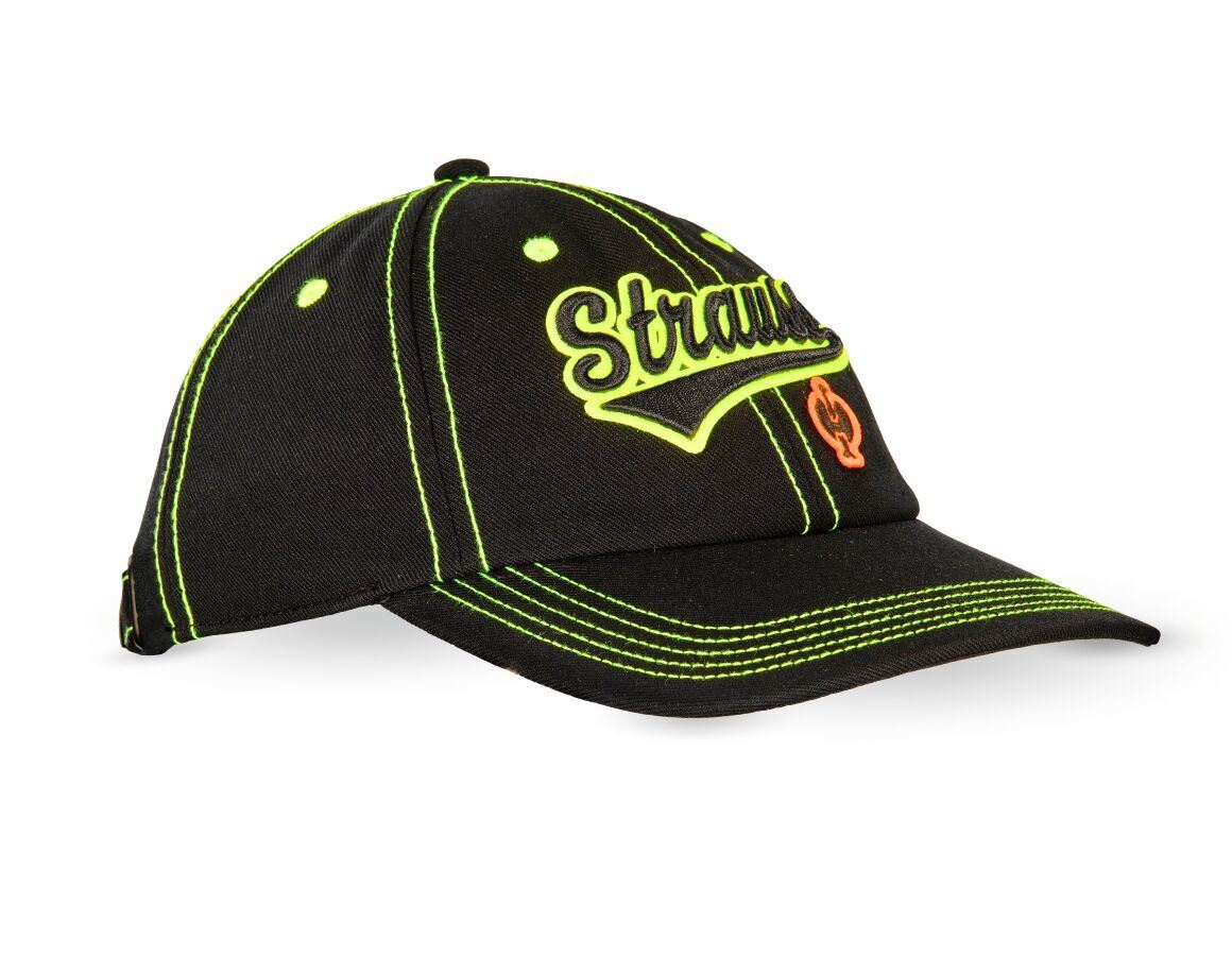 Accessoires: Cap e.s.e:pic + schwarz/warngelb/warnorange