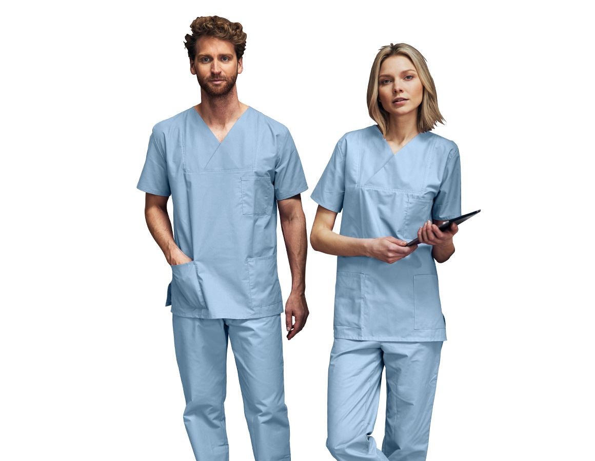 Shirts & Co.: OP-Kasack + hellblau