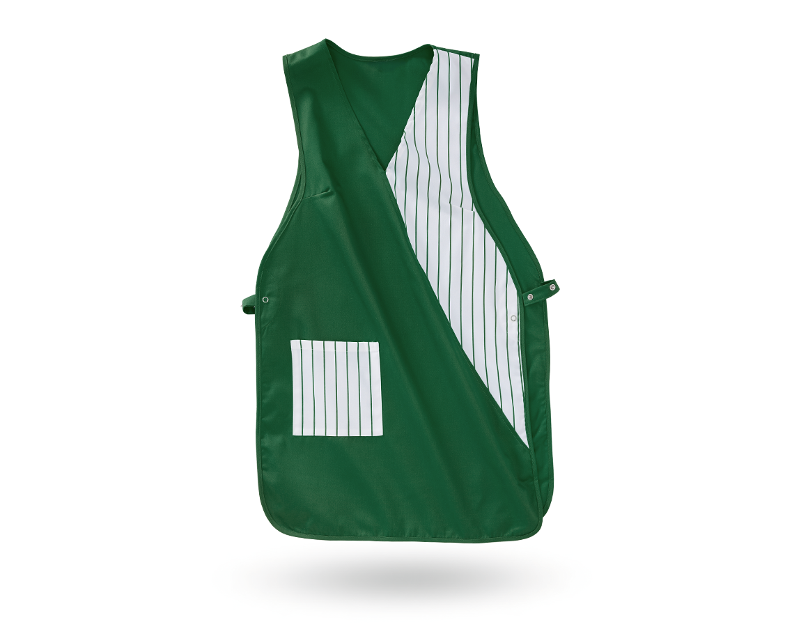 Aprons: Tabard Iris + green/white
