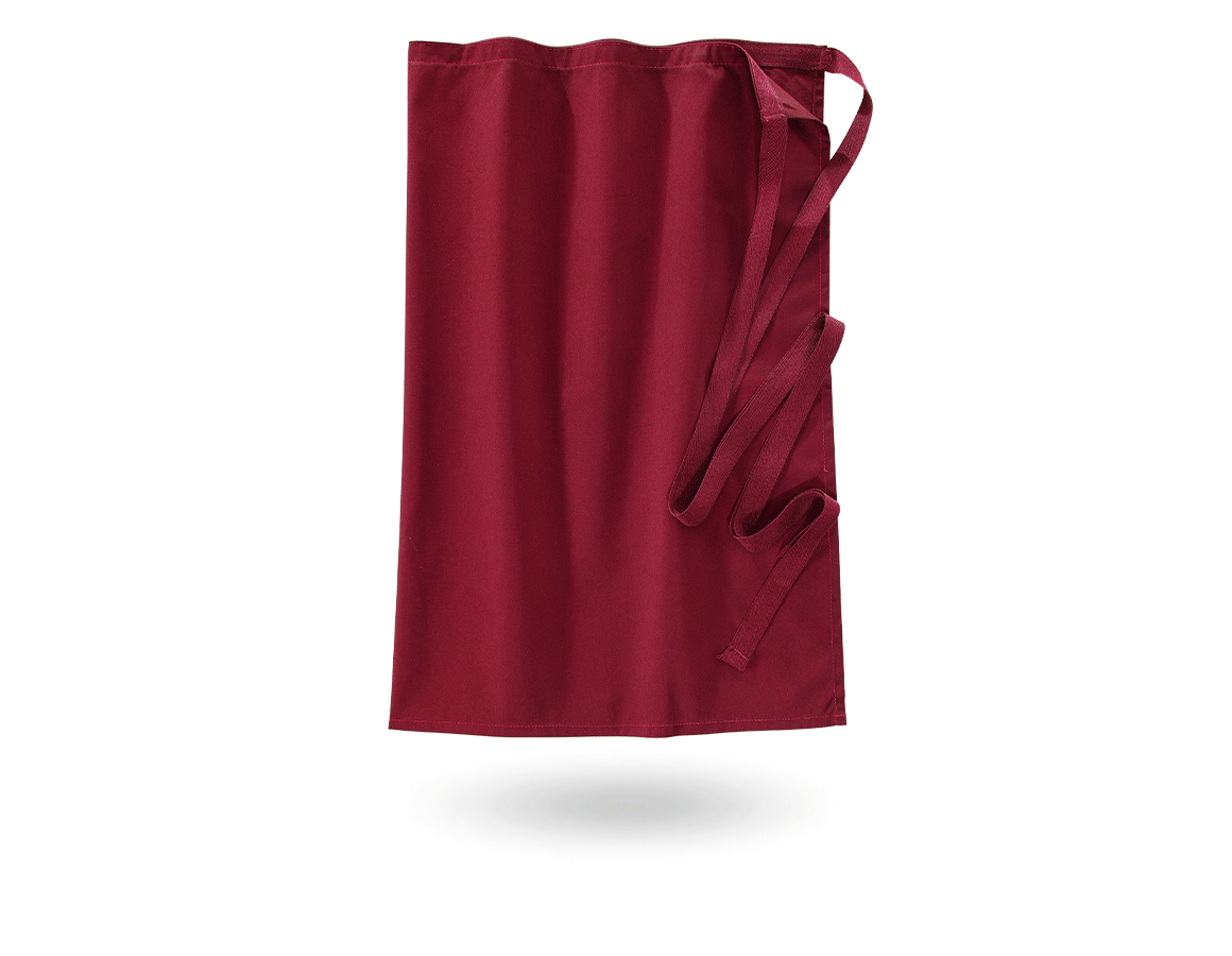 Schürzen: Vorbinder + bordeaux