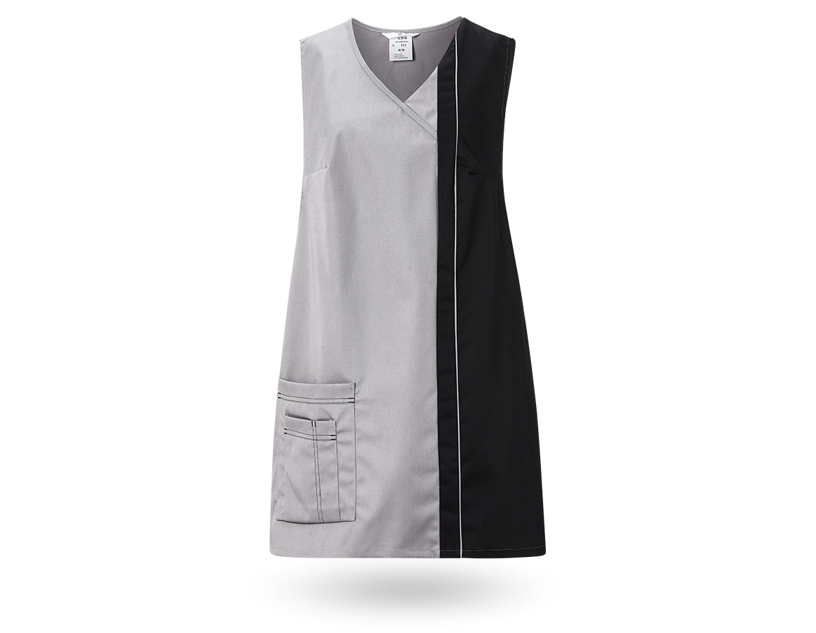 Aprons: Tabard Franziska + silvergrey/black