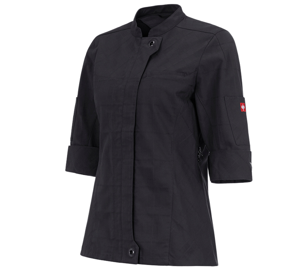 Jacken: Berufsjacke 3/4-Arm e.s.fusion, Damen + schwarz