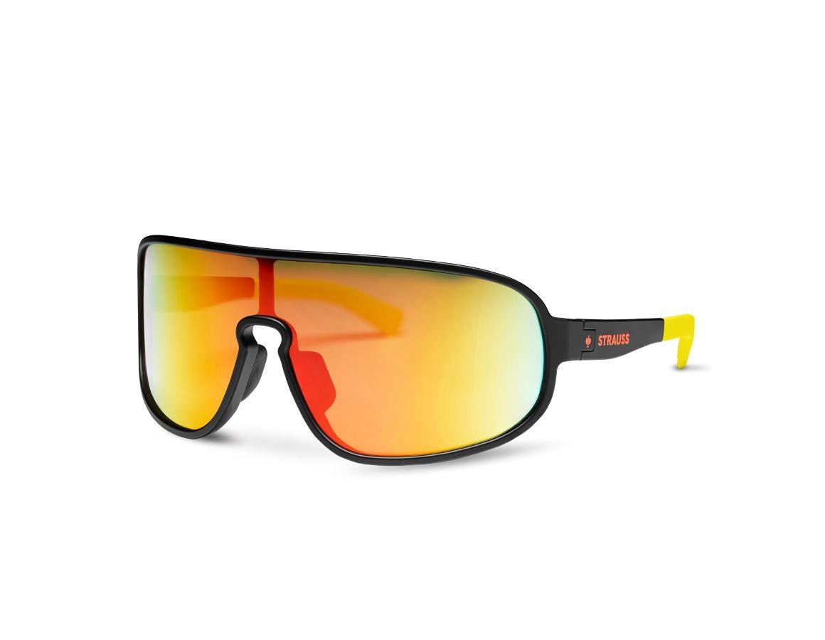 Accessoires: Race Sonnenbrille e.s.ambition + schwarz/warngelb