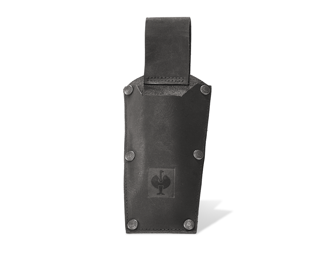 Accessories: Leather knife bag e.s.vintage + black