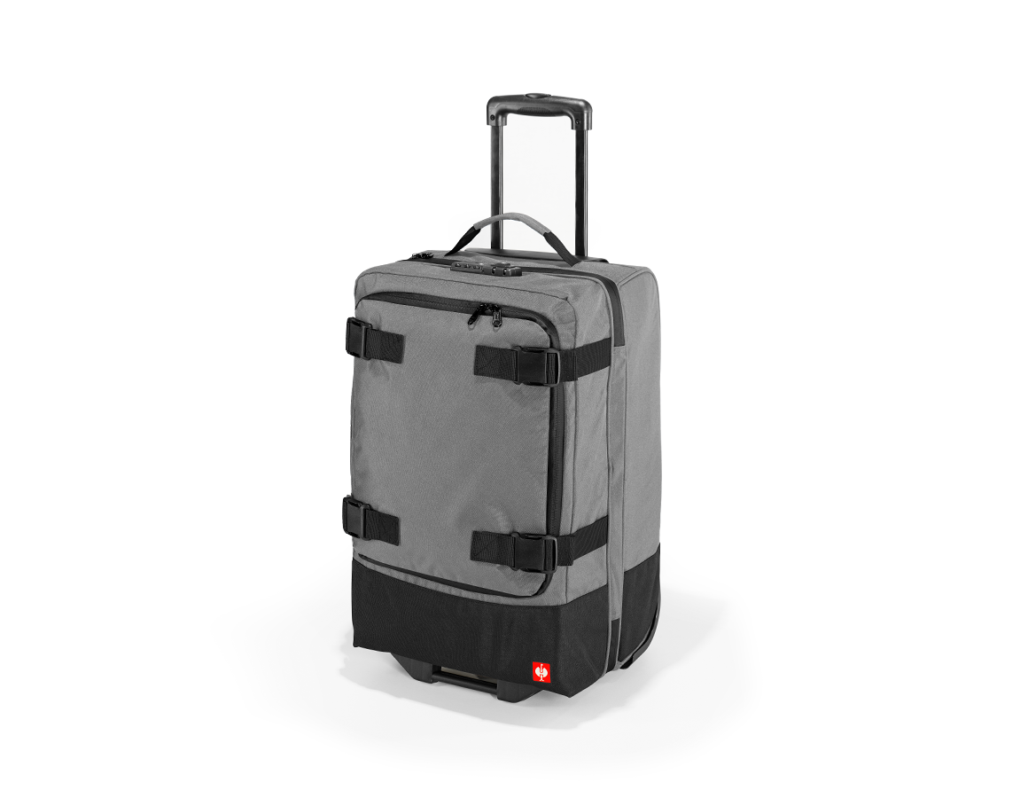 Accessories: Carry-on roller suitcase e.s.work&travel + basaltgrey/black