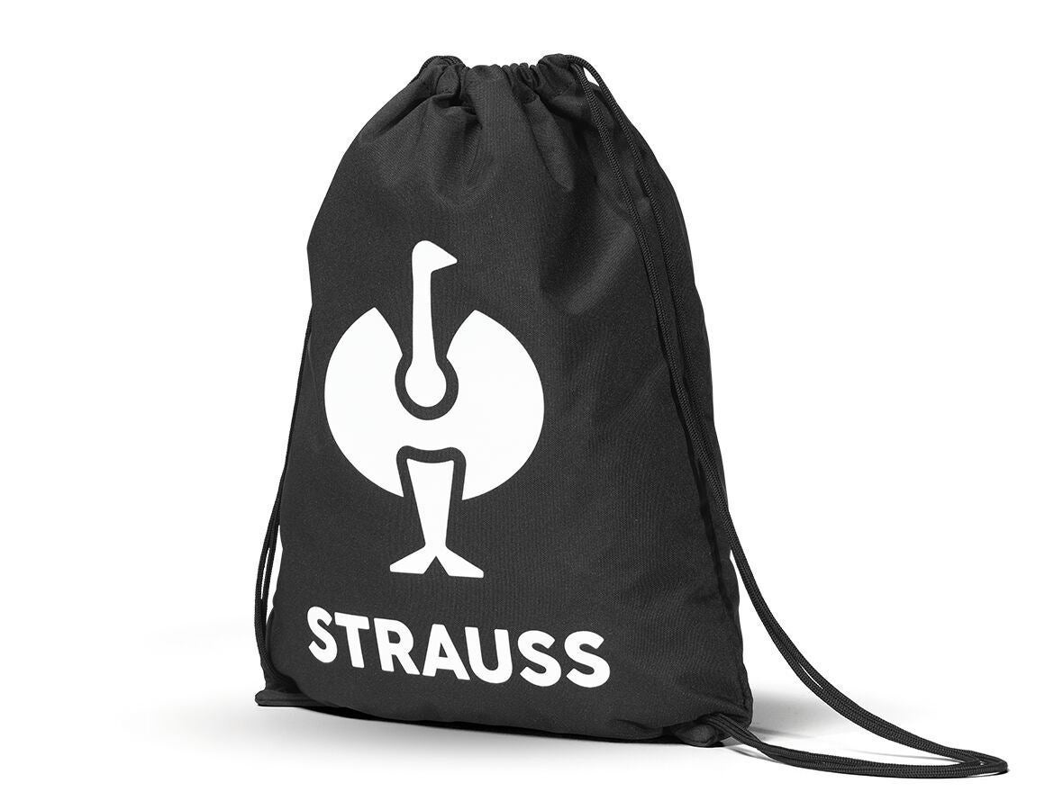 Accessoires: STRAUSS Gym bag + schwarz