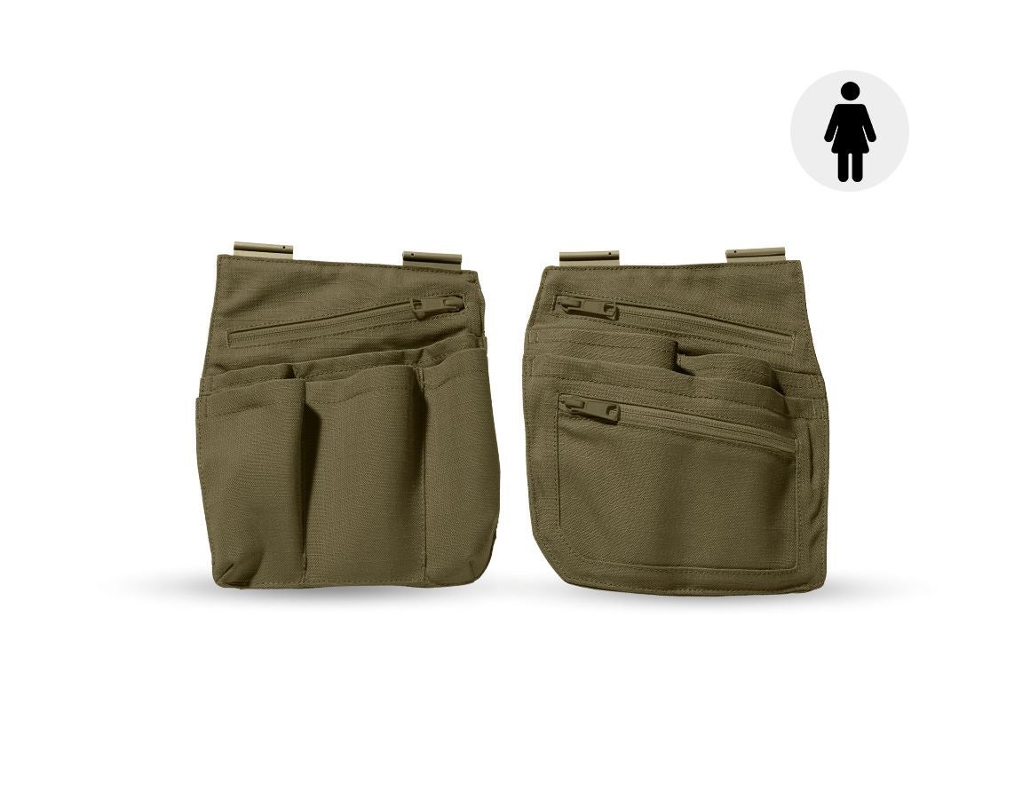 Accessoires: Werkzeugtaschen e.s.concrete solid, Damen + schlammgrün