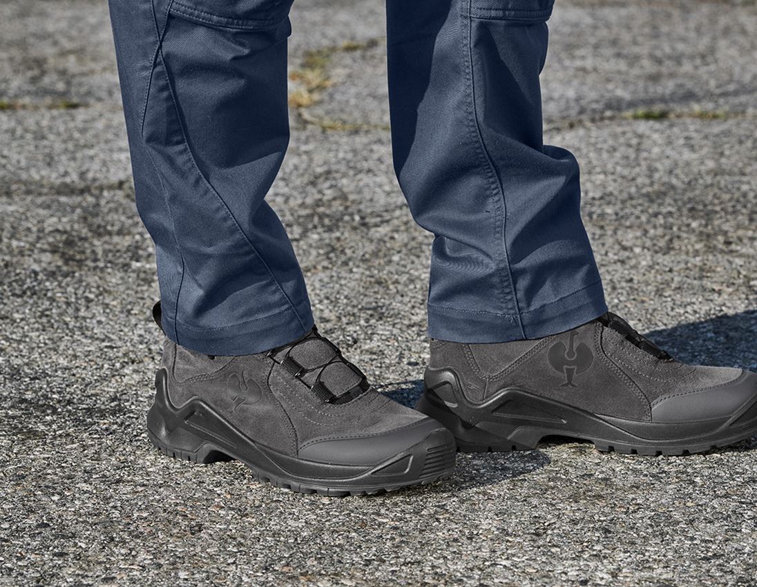 O2: O2 Work shoes e.s. Apate II mid + anthracite/black 1