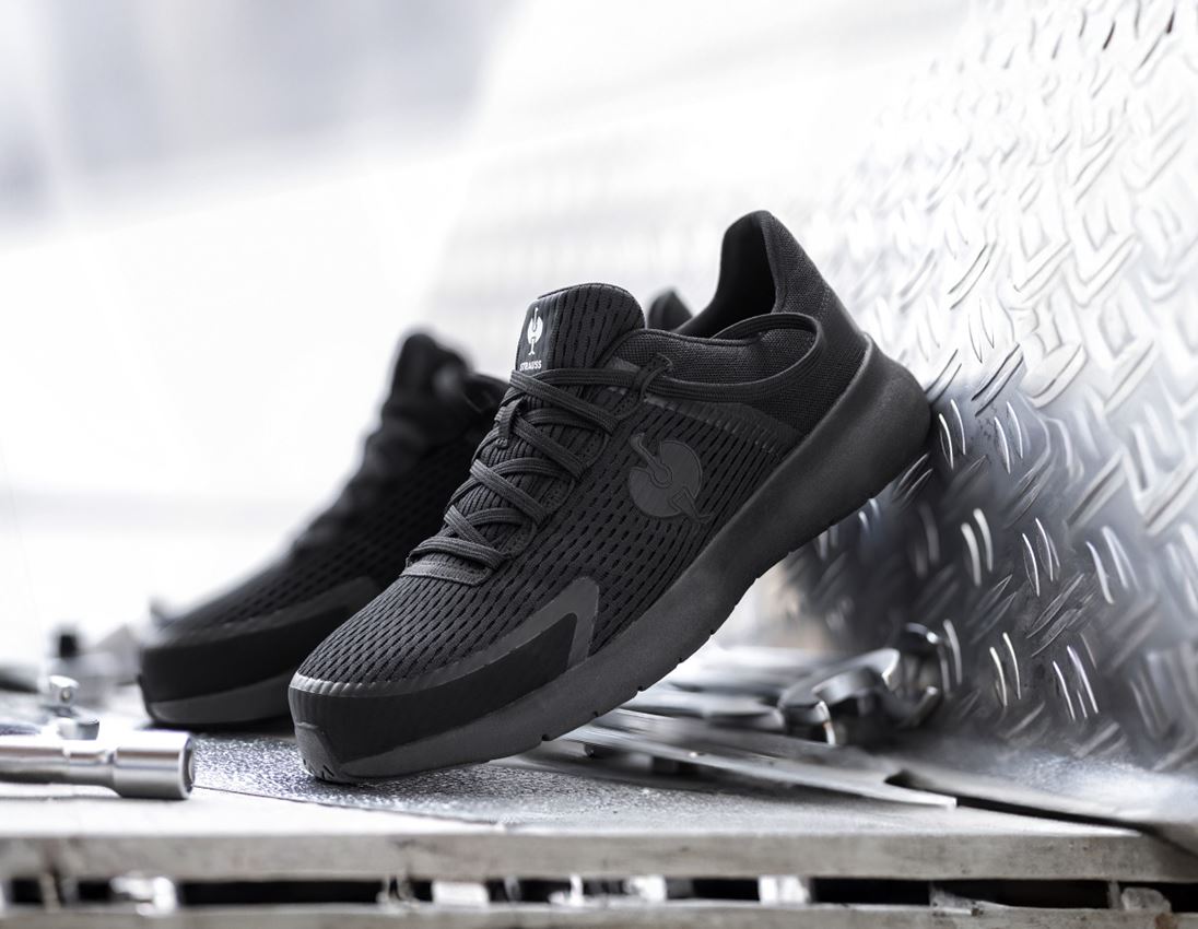 SB: SB Sicherheitshalbschuhe e.s. Tarent low + schwarz