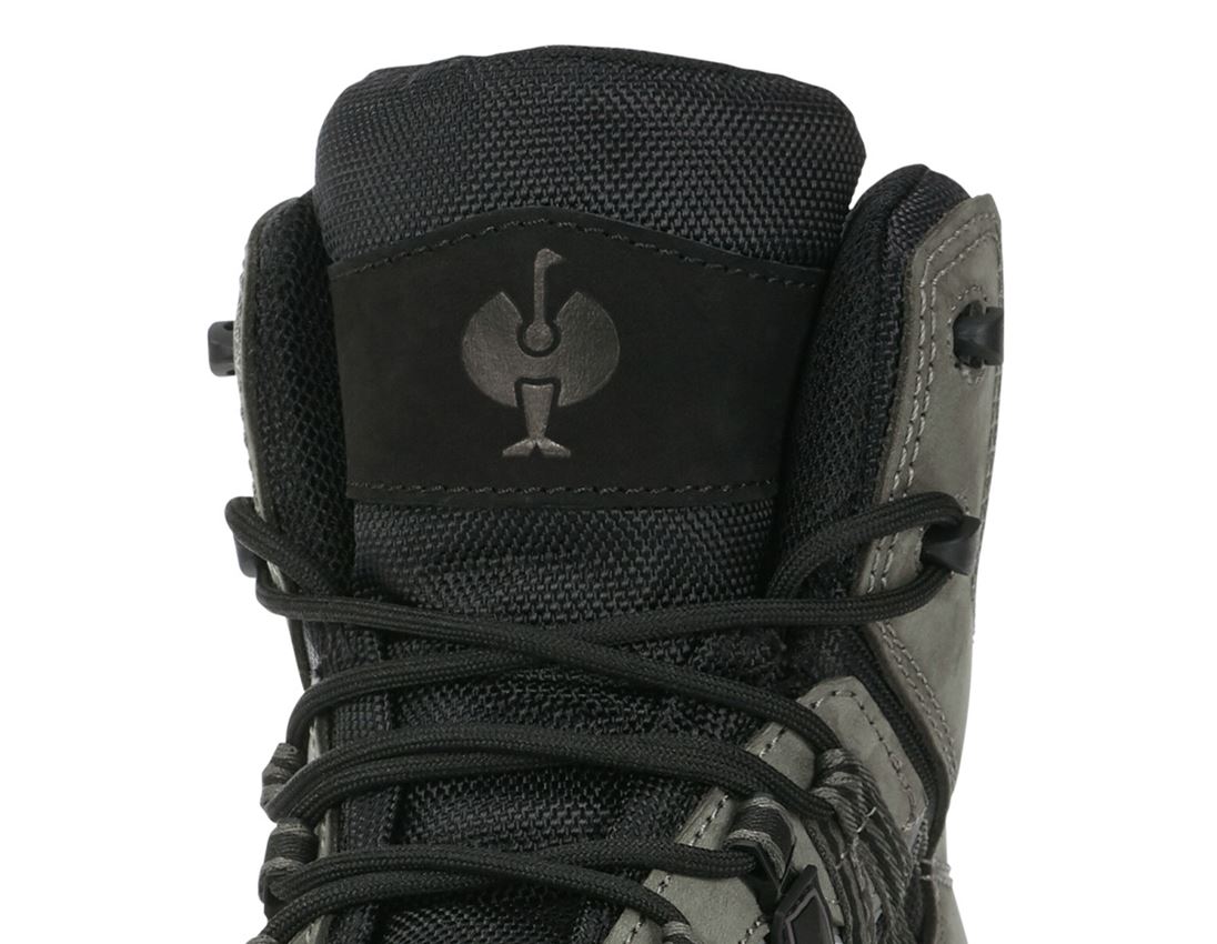 S1: e.s. S1 Sicherheitsschuhe Pallas mid + zement/schwarz 2