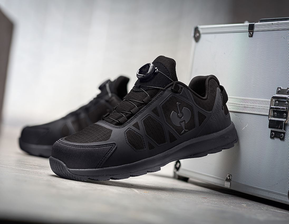 S1: S1 Sicherheitshalbschuhe e.s. Baham II low + schwarz