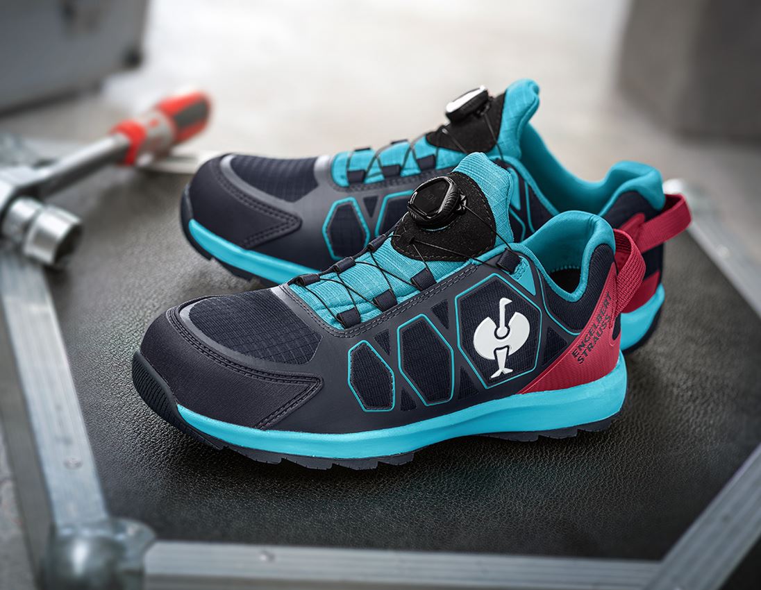 Medical | Healthcare: S1 Safety shoes e.s. Baham II low + deepblue/nice blue