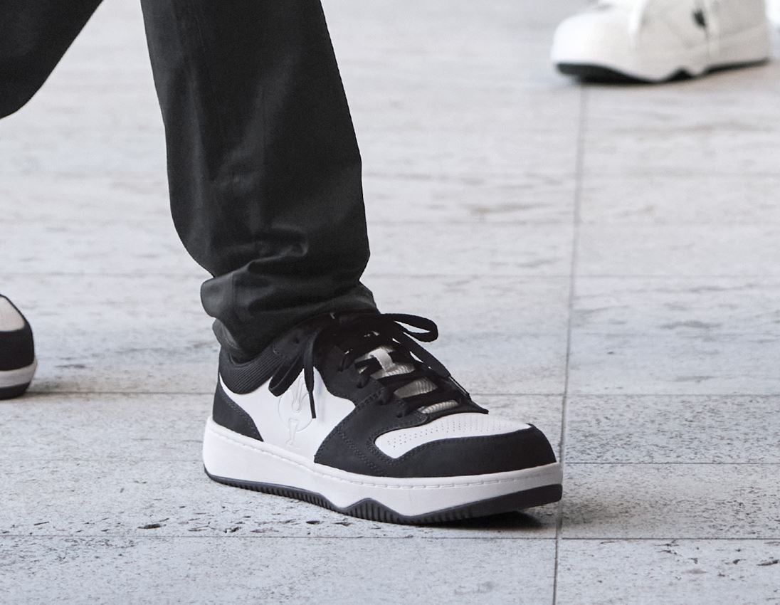 S1: S1 Sicherheitshalbschuhe e.s. Eindhoven low + schwarz/weiß 3