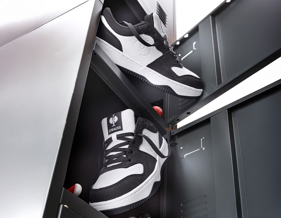 S1: S1 Sicherheitshalbschuhe e.s. Eindhoven low + schwarz/weiß 2