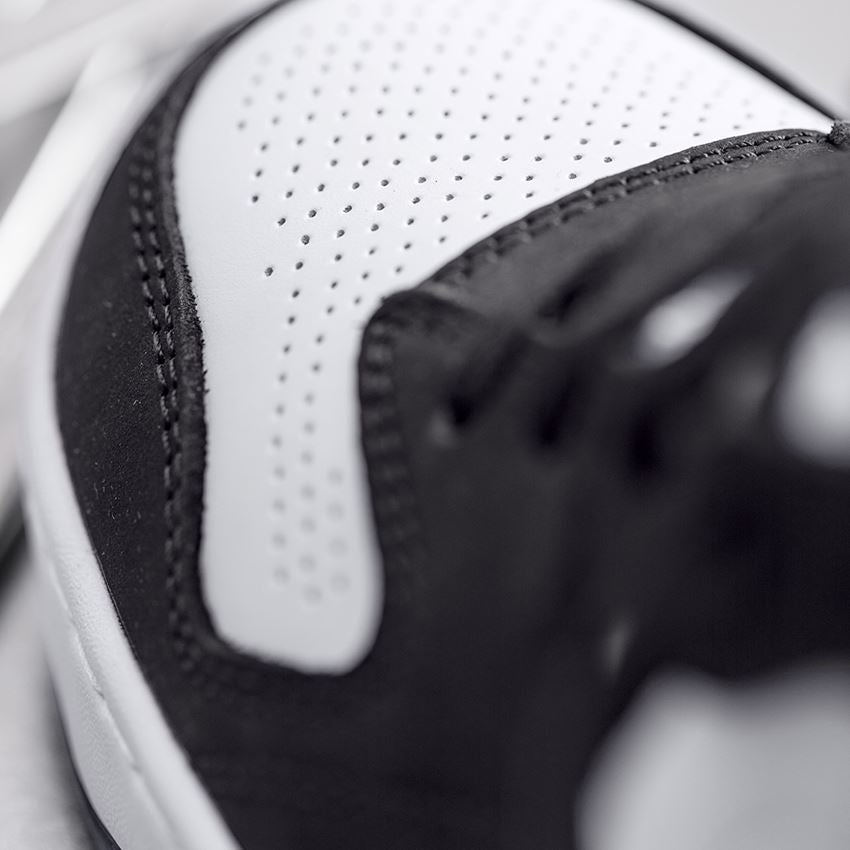 S1: S1 Sicherheitshalbschuhe e.s. Eindhoven low + schwarz/weiß 2