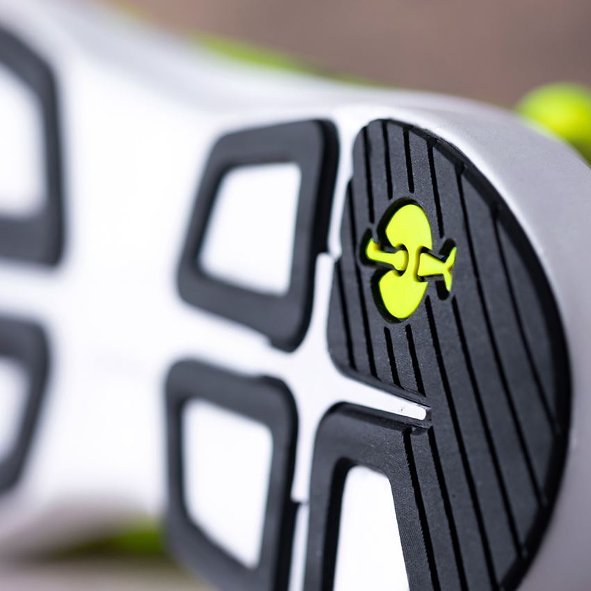 Medical | Healthcare: S1 Safety shoes e.s. Padua low + platinum/high-vis yellow 2
